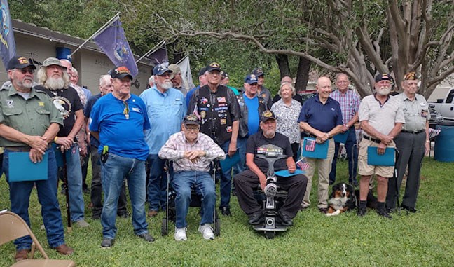 Honorary Partner ceremony for TX VVA Chapter 932 by the Mary Tyler NSDAR.